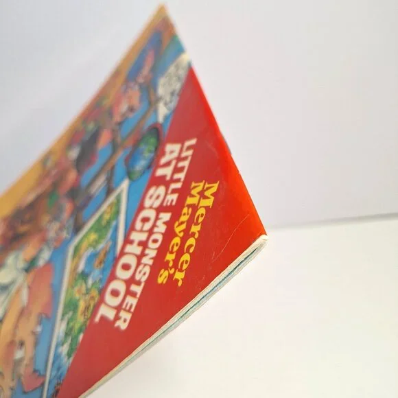 1978 Mercer Mayers Little Monster At School Vintage Paperback Golden Look Book - Picture 10 of 10
